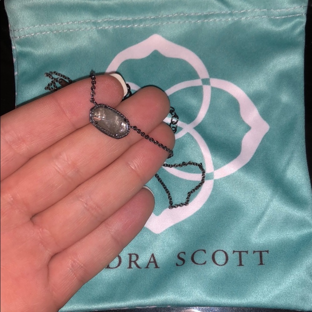 Black and Silver Necklace